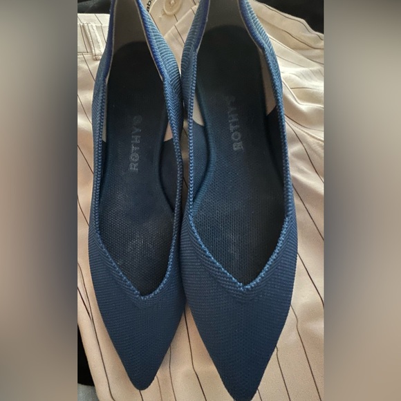 Rothy’s The Point Navy Blue Shoes SZ 8.5 - Picture 10 of 11